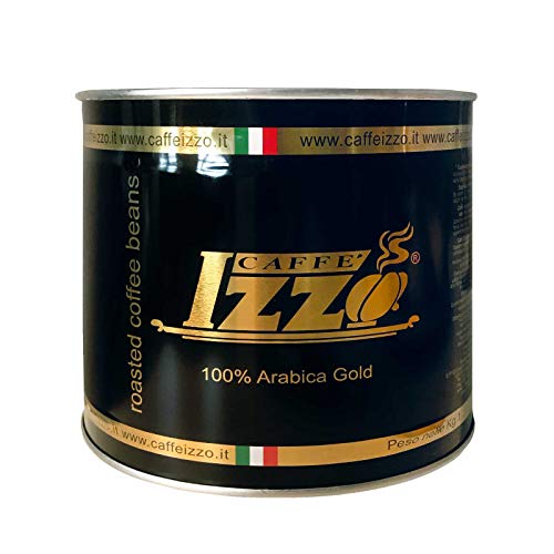 Izzo Gold 100 % Arabica ganze Bohnen in der Aromadose 1 x 1000 g von FUFSAWS
