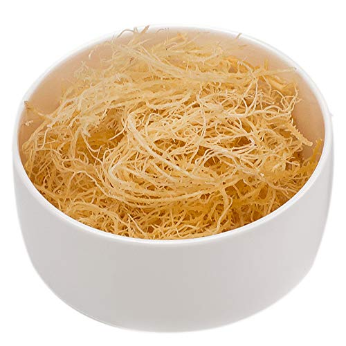 Natural & Wild Sea Moss, Dried White Seaweed, Salad Seaweed 500G (1 bag 500g) von COXZD