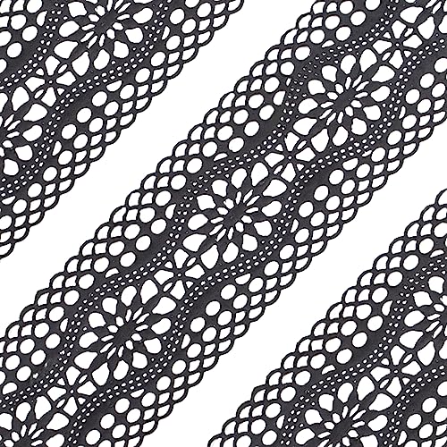 10tlg Große gebrauchsfertige Spitze Tortenband Spitzendekor essbar vintage Zuckerspitze schwarz 10tlg Große gebrauchsfertige Spitze Tortenband Spitzendekor essbar vintage Zuckerspitze schwarz von FUNSHOWCASE
