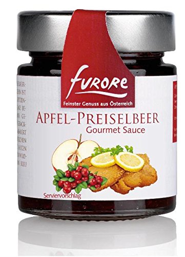 Furore Apfel-Preiselbeer Gourmet Sauce 4x 160g Furore Apfel-Preiselbeer Gourmet Sauce 4x 160g von Furore