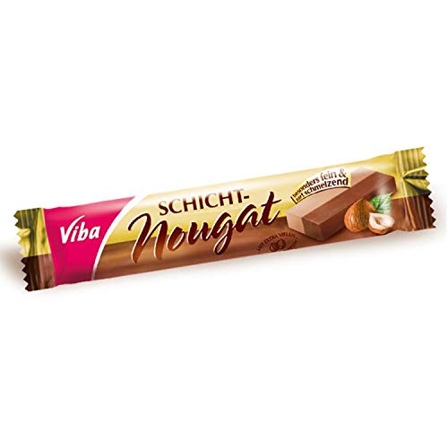 ostprodukte-versand 5x Viba Schicht Nougat Stange (0,2 kg) von ostprodukte-versand