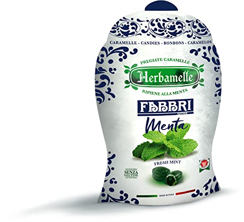 FABBRI 1905 - Menta Lutschbonbons 75g. Bonbons mit Minze Geschmack von Fabbri 1905