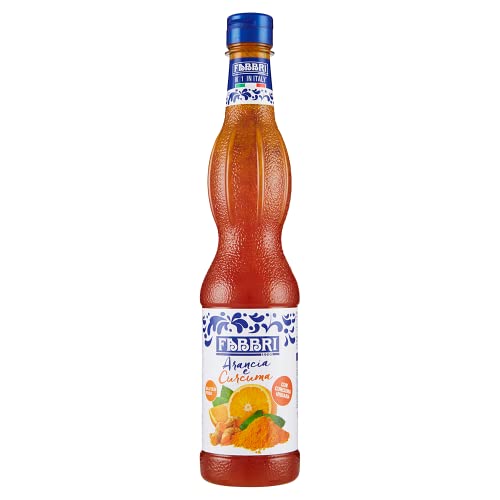 FABBRI 1905 - Orange und Kurkuma -Sirup | Fabbri Sirup mit natürlichem Orange und Kurkuma -Aroma. Zum mixen in Getränken, als Topping auf Eis oder zum backen und kochen. | Inhalt: 560ml von Fabbri