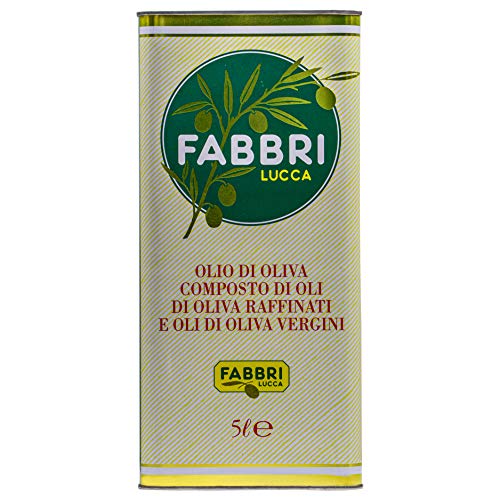 Fabbri Lucca Olivenöl - 2x 5 Liter Kanister - italienisches Öl aus der Toskana raffiniertes und direkt aus Oliven gewonnenes natives Öl mit wenig Säure, aus Italien Lammari von Fabbri Lucca