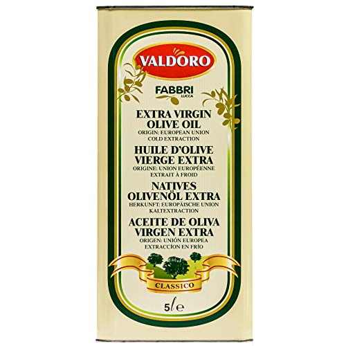 Fabbri Lucca Olivenöl Classico - 8x 5 Liter Kanister - italienisches Öl aus der Toskana, natives Olivenöl extra vergine kaltgepresst mit wenig Säure aus Italien Lammari von Fabbri Lucca