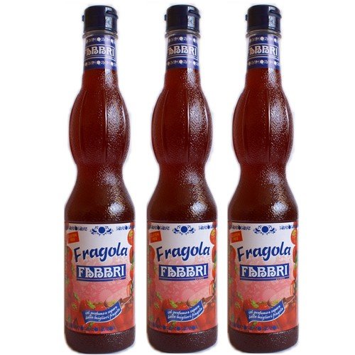 3x Fabbri 1905 Fragola 'Erdbeersirup', 560 ml von Fabbri