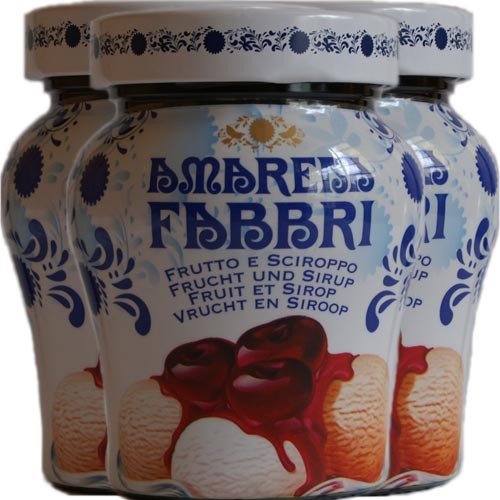 3x Fabbri Amarena Kirschen in Siurp 'Amarena Fabbri', 230 g von Fabbri