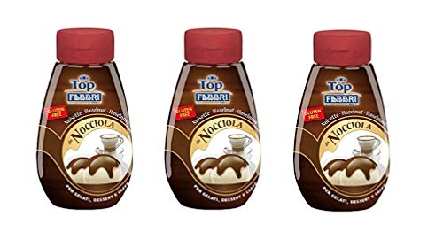 3x Fabbri gourmet sauce Topping Nocciola Haselnuss 225g von Fabbri