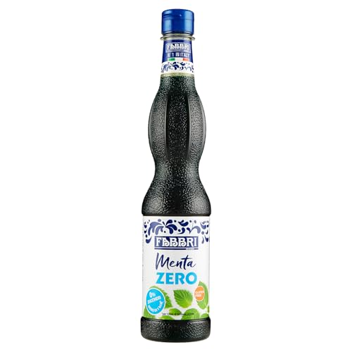 FABBRI 1905 - Minze Zero Sirup. Natürlicher Minzgeschmack, zuckerfrei für erfrischende Getränke, zum Garnieren von Eis oder zum Perfektionieren von Koch- und Backrezepten, 560ml FABBRI 1905 - Minze Zero Sirup. Natürlicher Minzgeschmack, zuckerfrei für erfrischende Getränke, zum Garnieren von Eis oder zum Perfektionieren von Koch- und Backrezepten, 560ml von Fabbri 1905