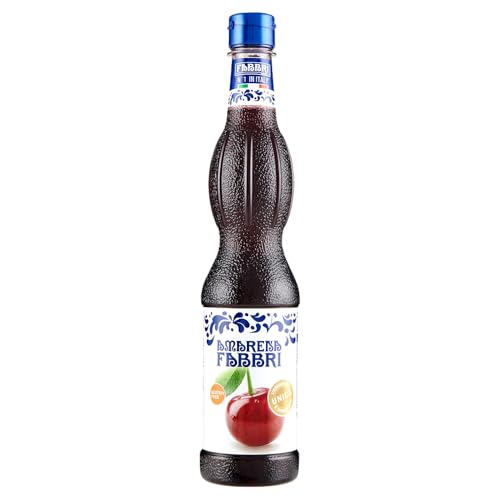 FABBRI 1905 - Amarenasirup. Natürliches Schwarzkirsch-Aroma für erfrischende Getränke, als Garnierung für Eis oder zum Verfeinern von Koch- und Backrezepten, 560ml von Fabbri 1905