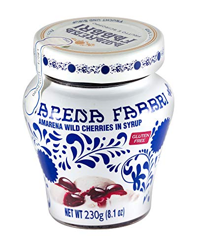 Fabbri Amarena Sciroppo Amarena Schwarze Wildkirschen Kirsche Fruchtsirup 230 g Topf Fabbri Amarena Sciroppo Amarena Schwarze Wildkirschen Kirsche Fruchtsirup 230 g Topf von Fabbri