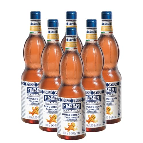 Fabbri - Mixybar Lebkuchen Sirup - 6x 1ltr von Fabbri