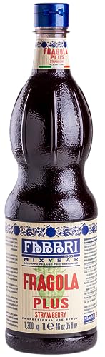 Mixybar Erdbeersirup Plus Flasche 1 Liter - Tropfflasche Mixybar Erdbeersirup Plus Flasche 1 Liter - Tropfflasche von Fabbri