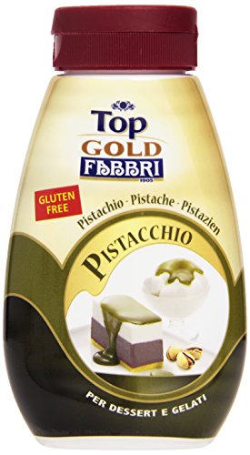 FABBRI 1905 - Mini-Topping Pistazien | Topping Sauce für Kaffee, Cocktails, Eisbecher, Porridge, Pfannkuchen und Gebäck | Fabbri - Made in Italy | Geschmacksrichtung: Pistazien; Inhalt: 225g von Fabbri 1905