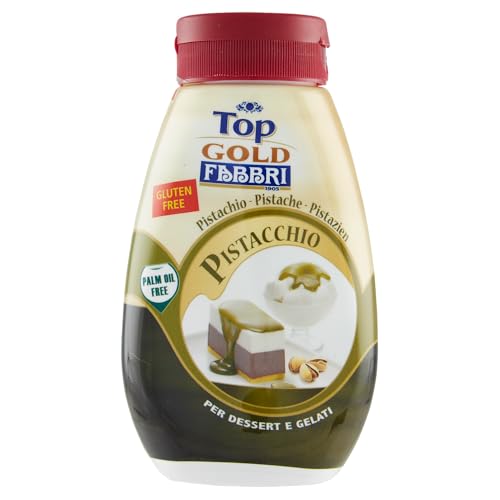 FABBRI 1905 - Mini-Topping Pistazien | Topping Sauce für Kaffee, Cocktails, Eisbecher, Porridge, Pfannkuchen und Gebäck | Fabbri - Made in Italy | Geschmacksrichtung: Pistazien; Inhalt: 225g von Fabbri 1905