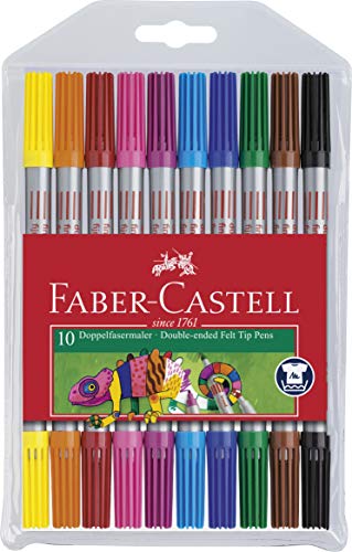 Faber-Castell 151110 - Doppelfasermaler, 10er Etui Faber-Castell 151110 - Doppelfasermaler, 10er Etui von Faber-Castell