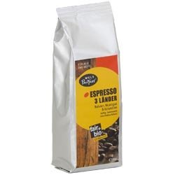 Fairtrade Kaffee: Espresso. Hochland-Arabica-Kaffee aus Nicaragua, Kolumbien und Bolivien. 250 g