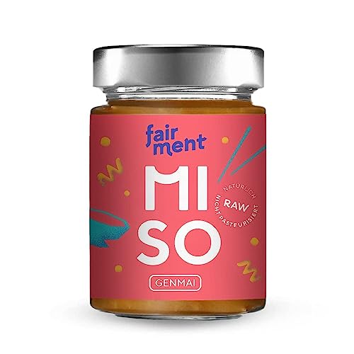 Fairment Miso vegan "Genmai" bio - Unpasteurisierte Misopaste aus Naturreis und Sojabohnen im Glas (1x 200g) von Fairment