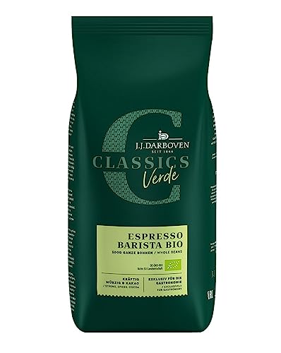 Kaffee CLASSICS VERDE Espresso Barista Bio von J. J. Darboven, 500g Bohnen Kaffee CLASSICS VERDE Espresso Barista Bio von J. J. Darboven, 500g Bohnen von Fairtrade J.J.Darboven