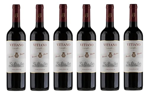 6x 0,75l - 2022er - Falesco - Vitiano - Rosso - Umbria I.G.P. - Umbrien - Italien - Rotwein trocken 6x 0,75l - 2022er - Falesco - Vitiano - Rosso - Umbria I.G.P. - Umbrien - Italien - Rotwein trocken von Falesco