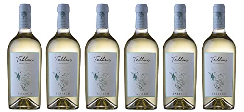 6x 0,75l - Falesco - Tellus - Bianco - Chardonnay - Lazio I.G.P. - Latium - Italien - Weißwein trocken von Falesco