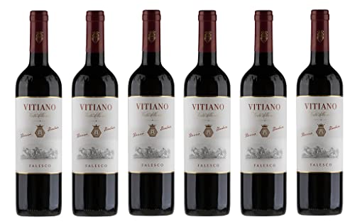 6x 0,75l - Falesco - Vitiano - Rosso - Umbria I.G.P. - Umbrien - Italien - Rotwein trocken von Falesco