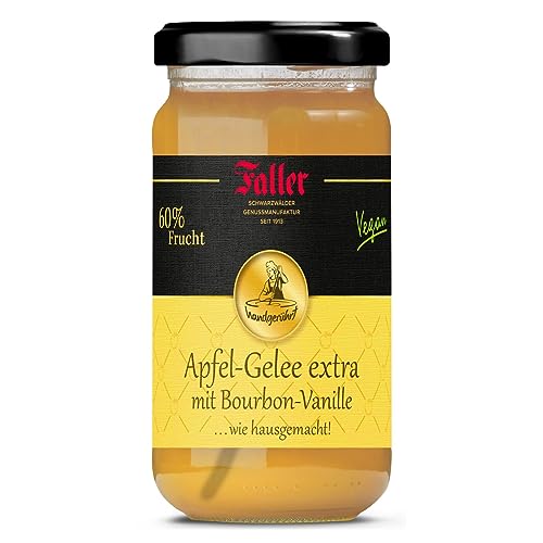 Fruchtaufstriche aus dem Schwarzwald Faller Apfel-Gelee mit Original Bourbon Vanille 330 Gramm von Faller Konfitüren