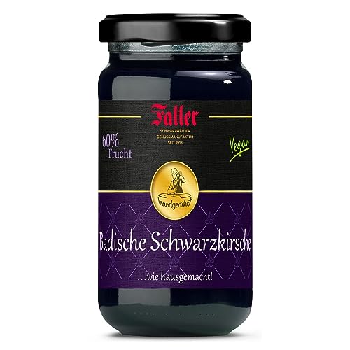 Fruchtaufstriche aus dem Schwarzwald Faller Badische Schwarzkirsch-Konfitüre extra hausgemacht! mit 60% Frucht 330 Gramm Fruchtaufstriche aus dem Schwarzwald Faller Badische Schwarzkirsch-Konfitüre extra hausgemacht! mit 60% Frucht 330 Gramm von Faller Konfitüren
