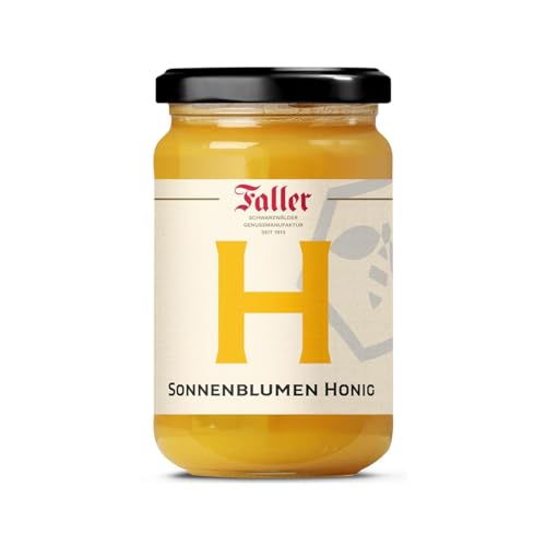 Honig von der Schwarzwälder Genussmanufaktur Faller, Sonnenblumen Honig 380 Gramm Honig von der Schwarzwälder Genussmanufaktur Faller, Sonnenblumen Honig 380 Gramm von Faller Konfitüren