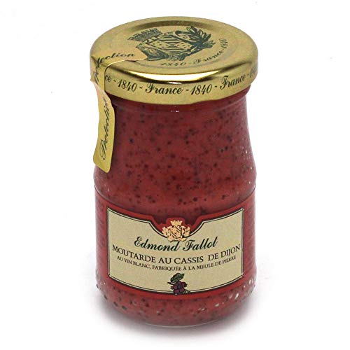 Fallot Moutarde au cassis de Dijon, Dijon-Senf mit Cassis, 190 ml von Edmond Fallot