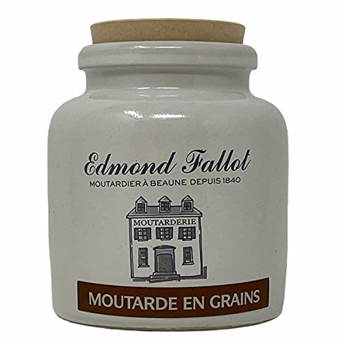 Moutarde de Dijon MEAUX grobkörnig, im Steintopf, Fallot, 250ml von Edmond Fallot