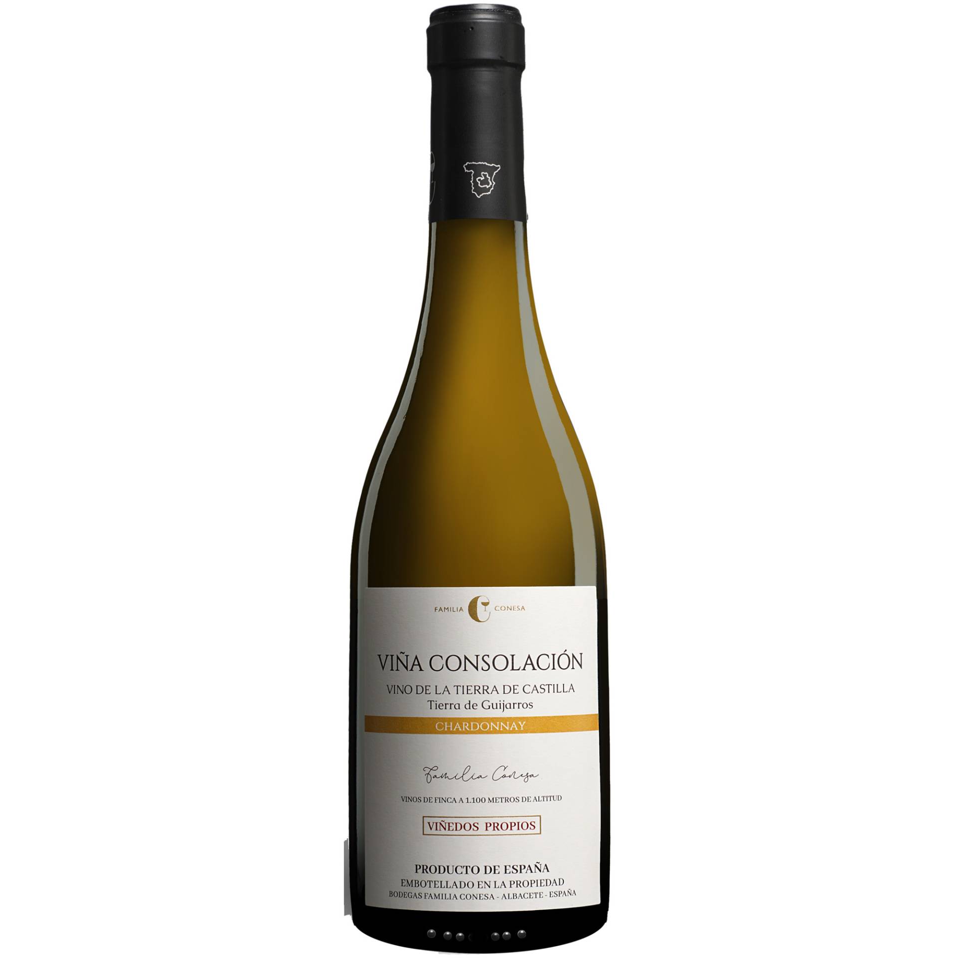 Viña Consolación Chardonnay 2024 0.75L 12.5% Vol. Weißwein Trocken aus Spanien Viña Consolación Chardonnay 2024 0.75L 12.5% Vol. Weißwein Trocken aus Spanien von Familia Conesa