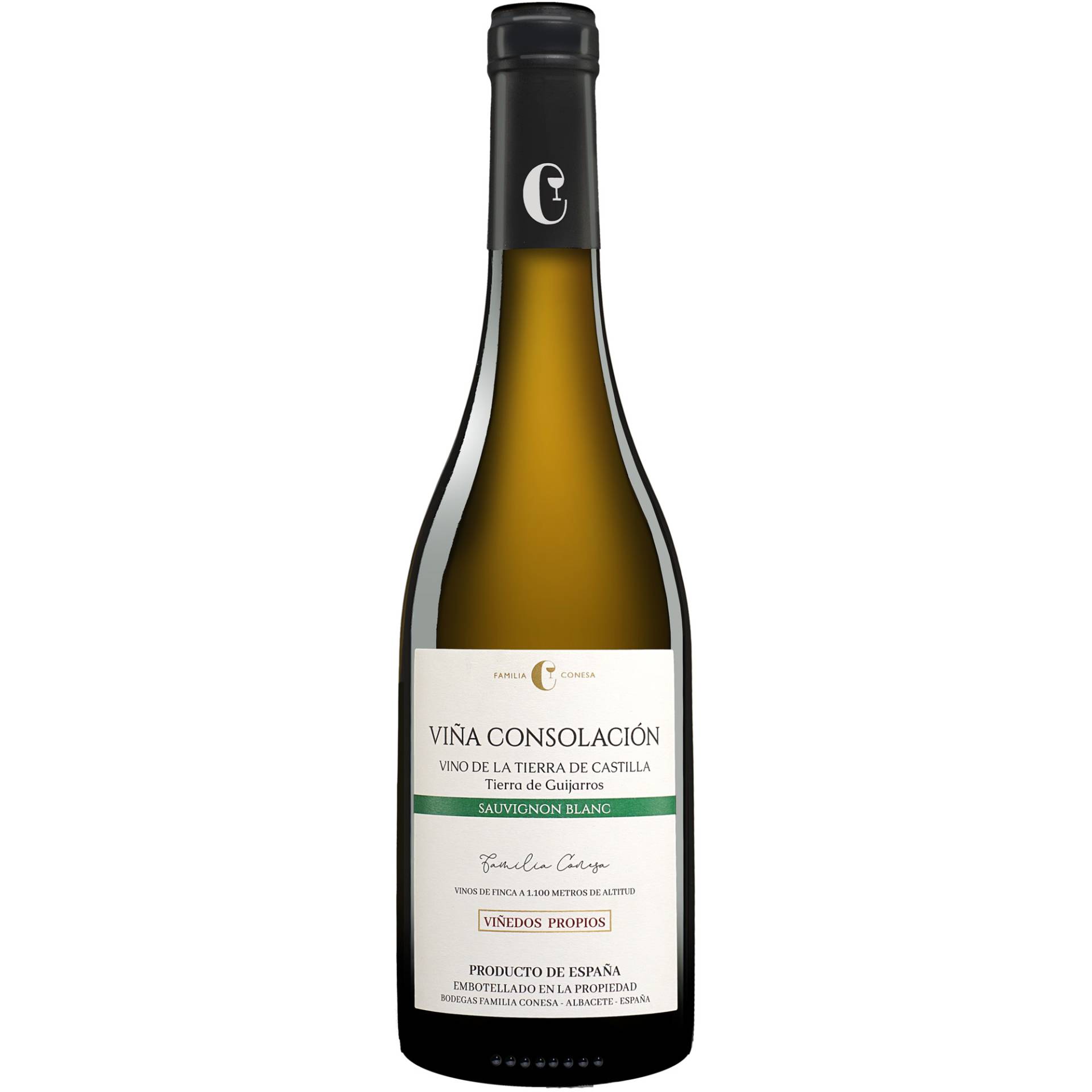 Viña Consolación Sauvignon Blanc 2023 0.75L 12.5% Vol. Weißwein Trocken aus Spanien Viña Consolación Sauvignon Blanc 2023 0.75L 12.5% Vol. Weißwein Trocken aus Spanien von Familia Conesa