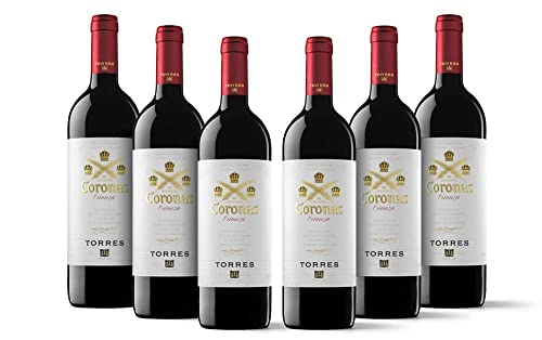 6 x TORRES CORONAS TEMPRANILLO 13,5 % vol. 0,75l SPANIEN ROT von Miguel Torres
