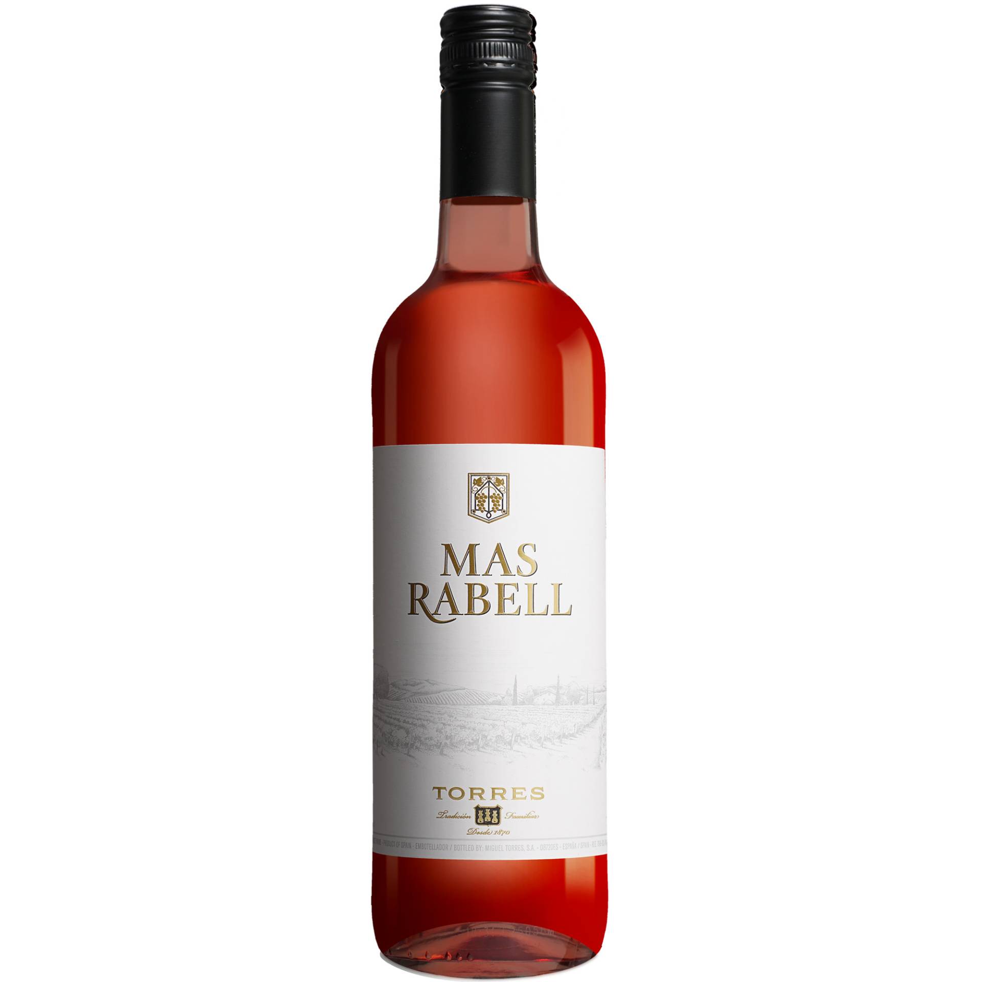 Torres Mas Rabell Rosado 2024 0.75L 12.5% Vol. Roséwein Trocken aus Spanien Torres Mas Rabell Rosado 2024 0.75L 12.5% Vol. Roséwein Trocken aus Spanien von Familia Torres