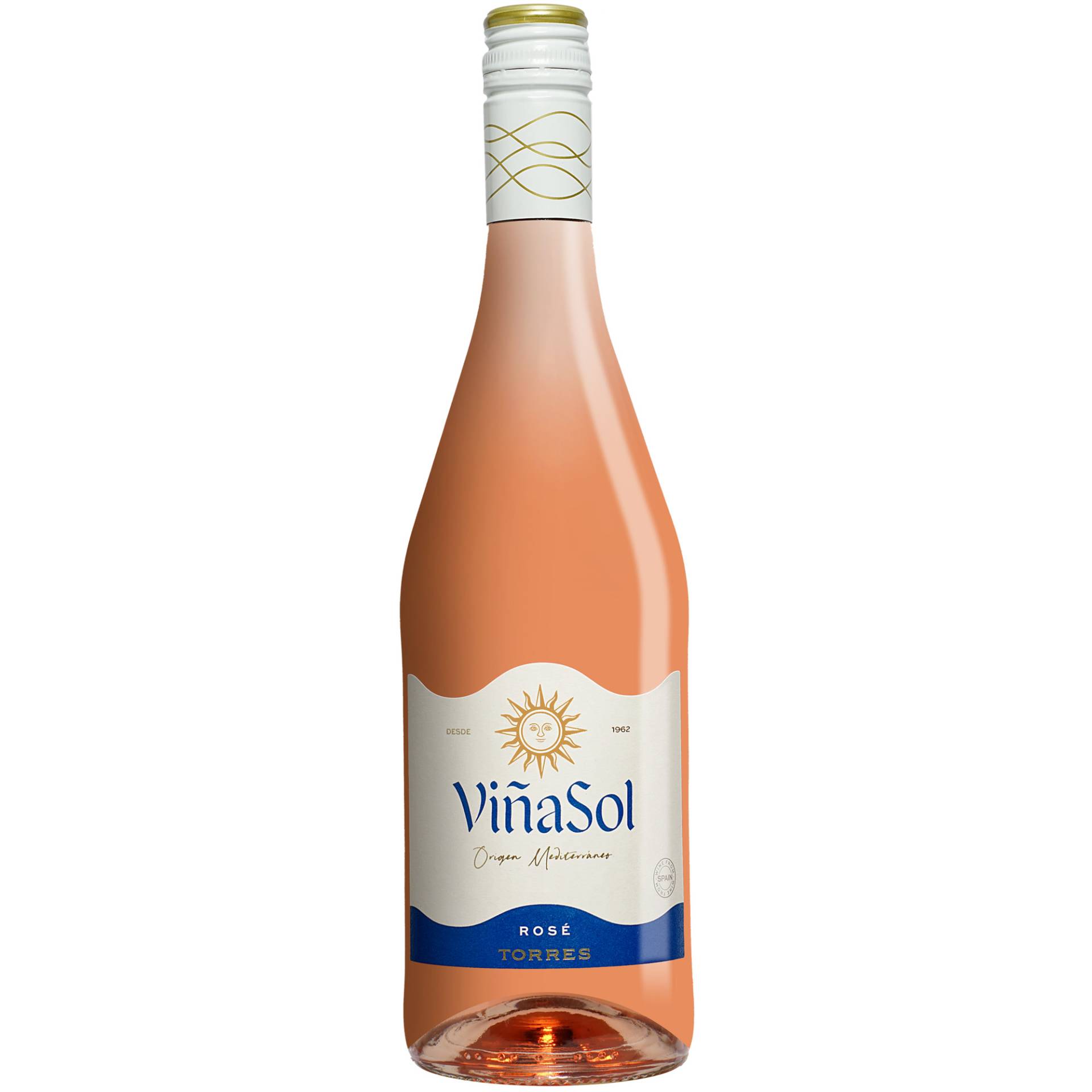 Viña Sol Rosado 2024 0.75L 12.5% Vol. Roséwein Trocken aus Spanien Viña Sol Rosado 2024 0.75L 12.5% Vol. Roséwein Trocken aus Spanien von Familia Torres
