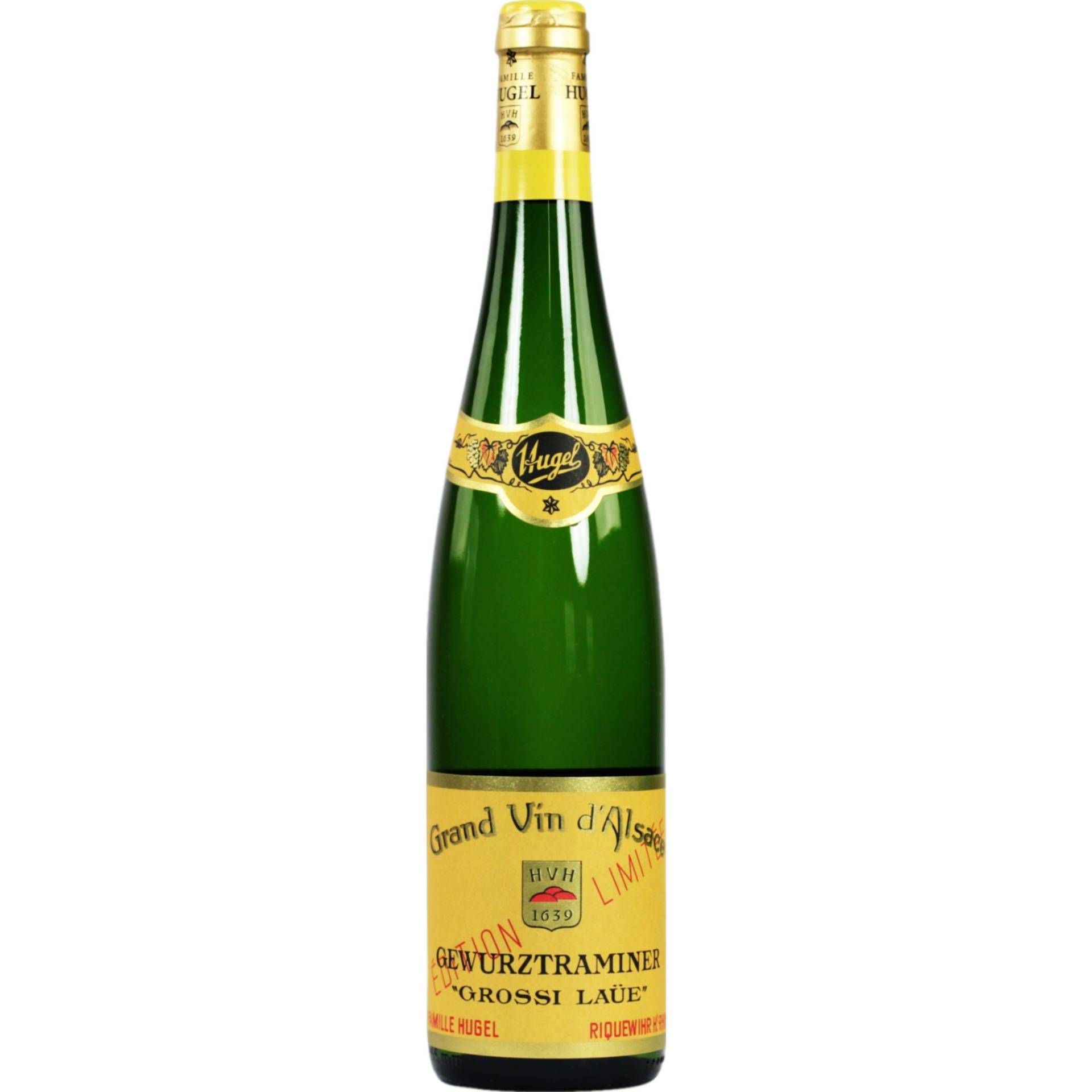 Famille Hugel Gewürztraminer Grossi Laüe, Alsace AOP, Elsass, 2014, Weißwein Famille Hugel Gewürztraminer Grossi Laüe, Alsace AOP, Elsass, 2014, Weißwein von Familien Hugel, 3, Rue de la première armée, 68340