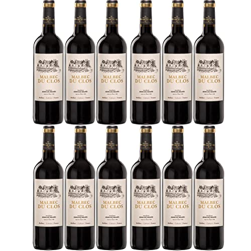 Famille Baldès Malbec du Clos Rotwein Wein trocken Frankreich I Visando Paket (12 Flaschen) von Famille Baldès