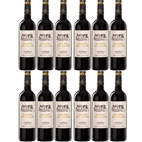 Famille Baldès Malbec du Clos Rotwein Wein trocken Frankreich I Visando Paket (12 Flaschen) von Famille Baldès