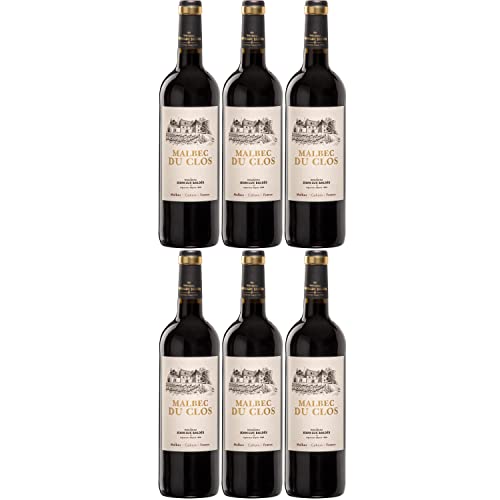 Famille Baldès Malbec du Clos Rotwein Wein trocken Frankreich I Visando Paket (6 Flaschen) von Famille Baldès