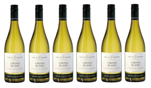 6x 0,75l - 2022er - Famille Bougrier - Chenin Blanc - Val de Loire I.G.P. - Frankreich - Weißwein trocken von Famille Bougrier