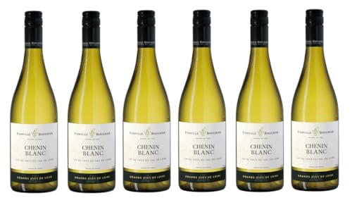 6x 0,75l - 2023er - Famille Bougrier - Chenin Blanc - Val de Loire I.G.P. - Frankreich - Weißwein trocken von Famille Bougrier