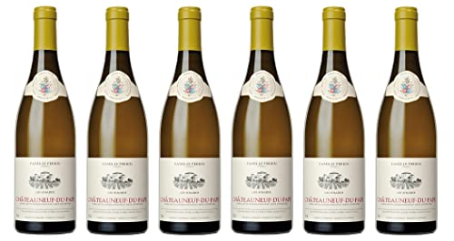 6x 0,75l - Famille Perrin - Les Sinards Blanc - Châteauneuf-du-Pape A.O.P. - Rhône - Frankreich - Weißwein trocken von Famille Perrin