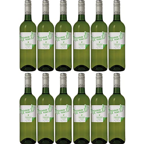 Famille Pugibet Blanc, Chardonnay Weißwein Wein trocken Frankreich I Visando Paket (12 Flaschen) von Famille Pugibet