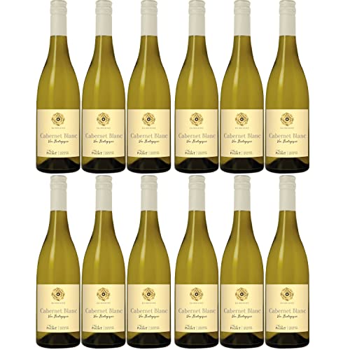 Famille Pugibet Cabernet Blanc Piwi Weißwein Wein trocken Bio Frankreich I Visando Paket (12 Flaschen) von Famille Pugibet