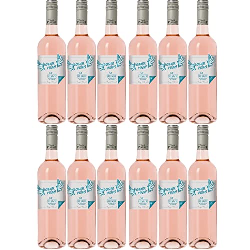Famille Pugibet Rosé, Grenache Roséwein Wein trocken Frankreich I Visando Paket (12 Flaschen) von Famille Pugibet