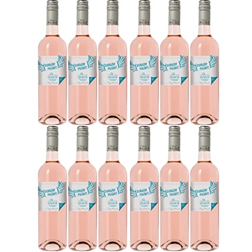 Famille Pugibet Rosé, Grenache Roséwein Wein trocken Frankreich I Visando Paket (12 Flaschen) von Famille Pugibet