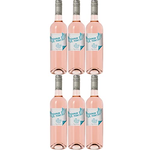 Famille Pugibet Rosé, Grenache Roséwein Wein trocken Frankreich I Visando Paket (6 Flaschen) von Famille Pugibet