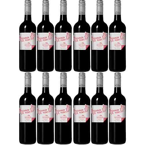 Famille Pugibet Rouge, Syrah Grenache Rotwein Wein trocken Frankreich I Visando Paket (12 Flaschen) von Famille Pugibet