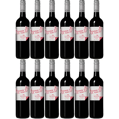Famille Pugibet Rouge, Syrah Grenache Rotwein Wein trocken Frankreich I Visando Paket (12 Flaschen) von Famille Pugibet